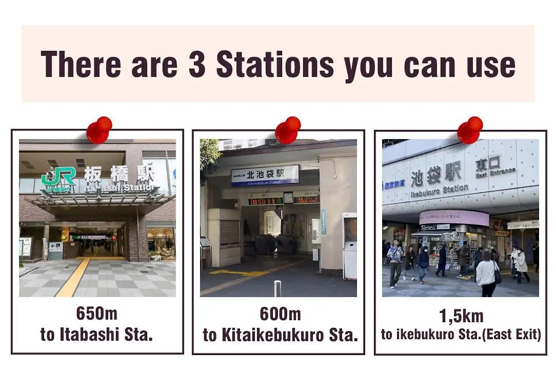 شقة فندقية طوكيو Ikebukuro Area R22 Kamiike Apartment